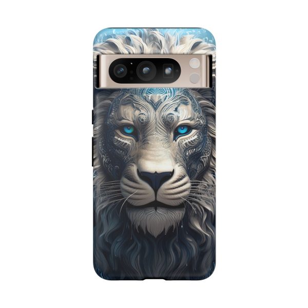 Blue Lion Art iPhone | Google Pixel - Cell Phone Tough Cases - Image 123