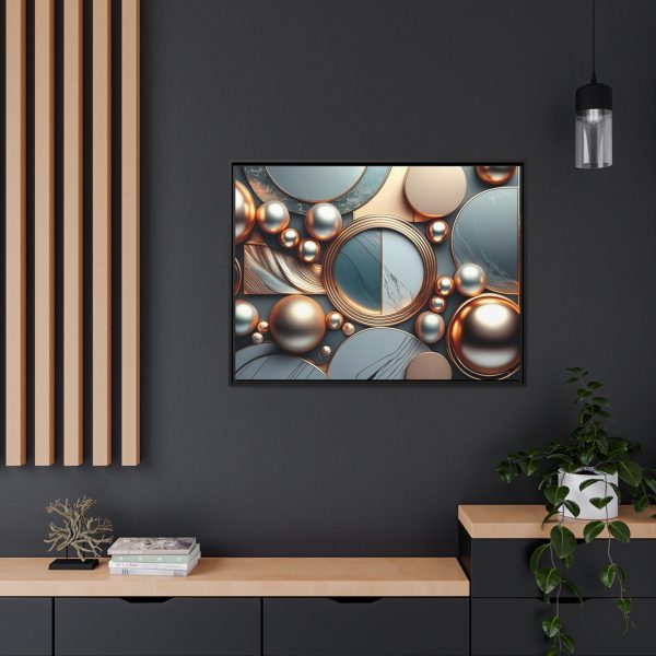 Neutral Colors Abstract 2 Matte Canvas, Black Frame - Image 36