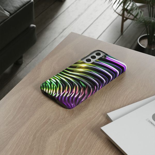 Green and Purple 2 iPhone | Samsung | Samsung Galaxy | Google Pixel - Cell Phone Tough Cases - Image 82