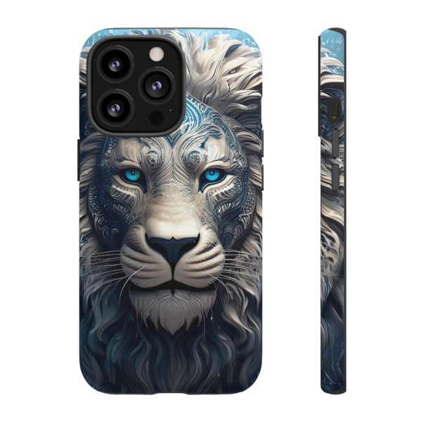 Blue Lion Art iPhone | Google Pixel - Cell Phone Tough Cases - Image 32