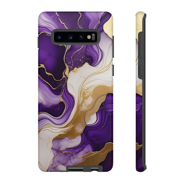 Purple and Gold 2 iPhone | Samsung | Samsung Galaxy | Google Pixel - Cell Phone Tough Cases - Image 15