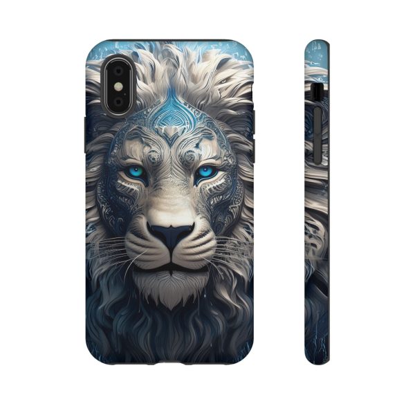 Blue Lion Art iPhone | Google Pixel - Cell Phone Tough Cases - Image 10