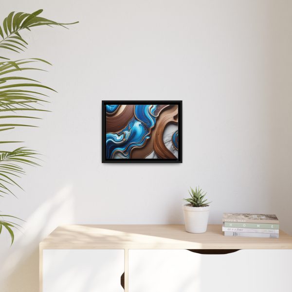 Abstract Wood 3 Matte Canvas, Black Frame - Image 11