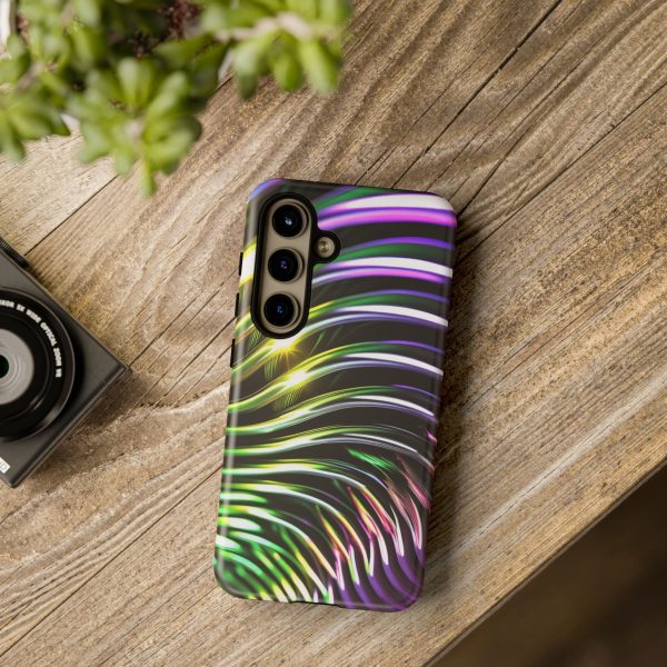 Green and Purple 2 iPhone | Samsung | Samsung Galaxy | Google Pixel - Cell Phone Tough Cases - Image 194