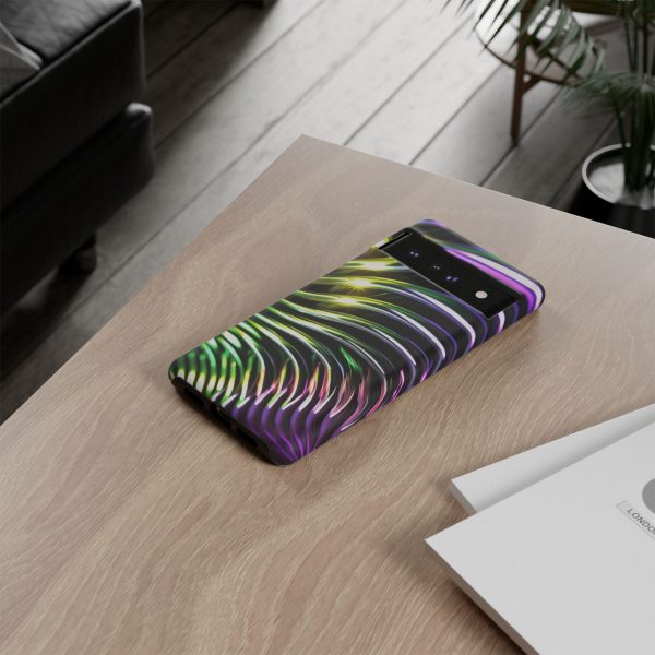 Green and Purple 2 iPhone | Samsung | Samsung Galaxy | Google Pixel - Cell Phone Tough Cases - Image 160