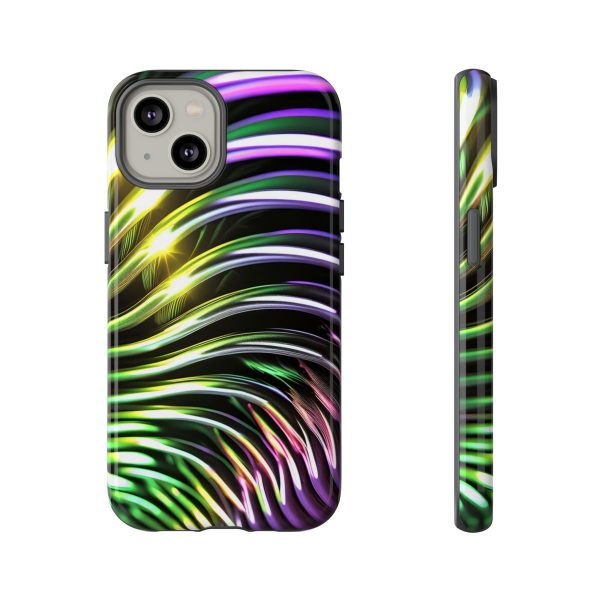 Green and Purple 2 iPhone | Samsung | Samsung Galaxy | Google Pixel - Cell Phone Tough Cases - Image 89