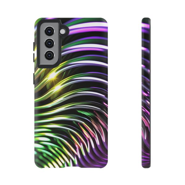 Green and Purple 2 iPhone | Samsung | Samsung Galaxy | Google Pixel - Cell Phone Tough Cases - Image 51