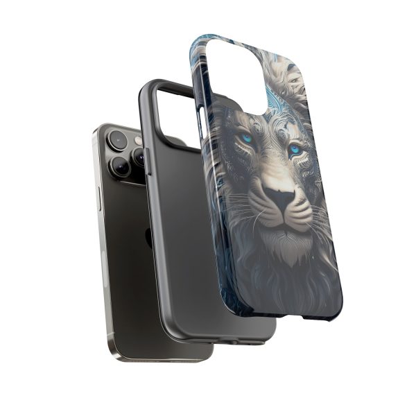 Blue Lion Art iPhone | Google Pixel - Cell Phone Tough Cases - Image 72