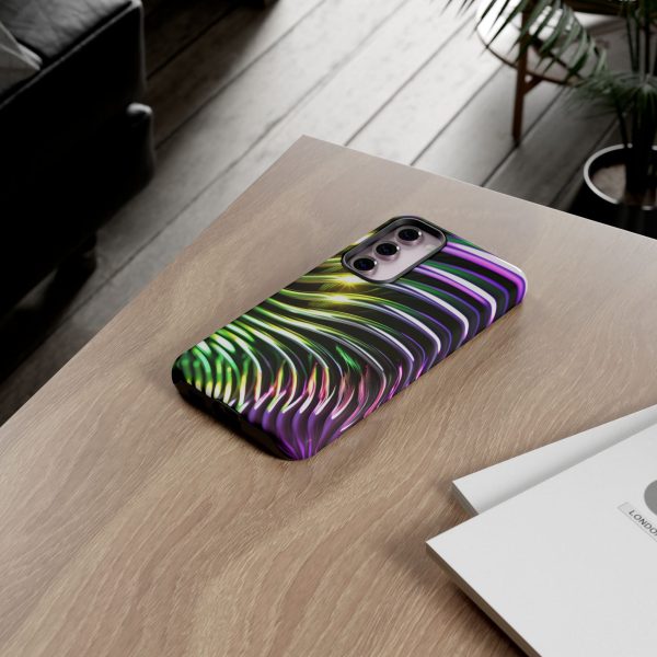 Green and Purple 2 iPhone | Samsung | Samsung Galaxy | Google Pixel - Cell Phone Tough Cases - Image 132