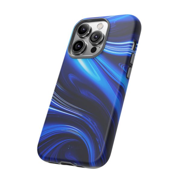 Royal Blue Wave iPhone | Samsung | Samsung Galaxy | Google Pixel - Cell Phone Tough Cases - Image 102