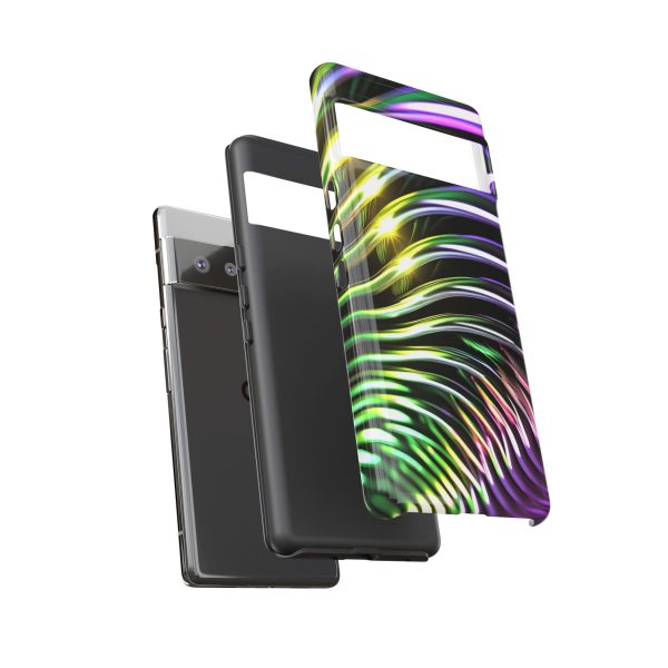 Green and Purple 2 iPhone | Samsung | Samsung Galaxy | Google Pixel - Cell Phone Tough Cases - Image 155