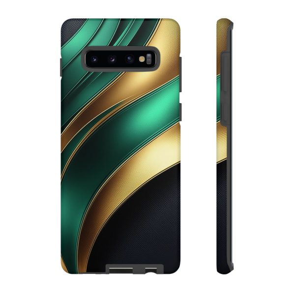 Green and Gold iPhone | Samsung | Samsung Galaxy | Google Pixel - Cell Phone Tough Cases - Image 17