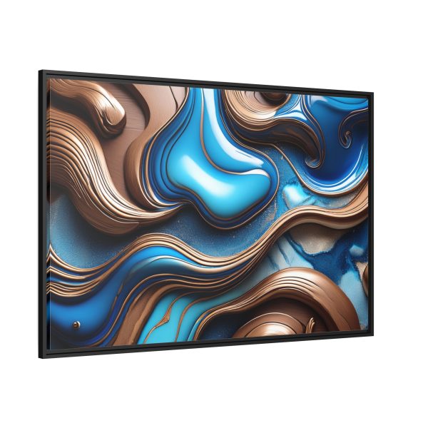 Abstract Wood Matte Canvas, Black Frame - Image 38