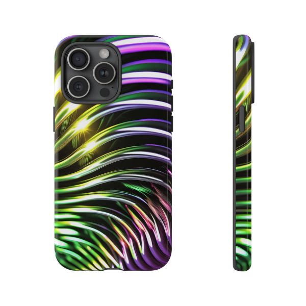 Green and Purple 2 iPhone | Samsung | Samsung Galaxy | Google Pixel - Cell Phone Tough Cases - Image 179