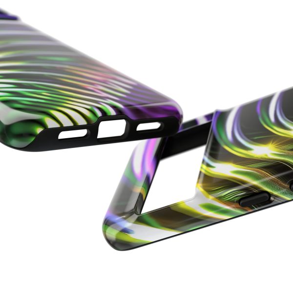 Green and Purple 2 iPhone | Samsung | Samsung Galaxy | Google Pixel - Cell Phone Tough Cases - Image 222