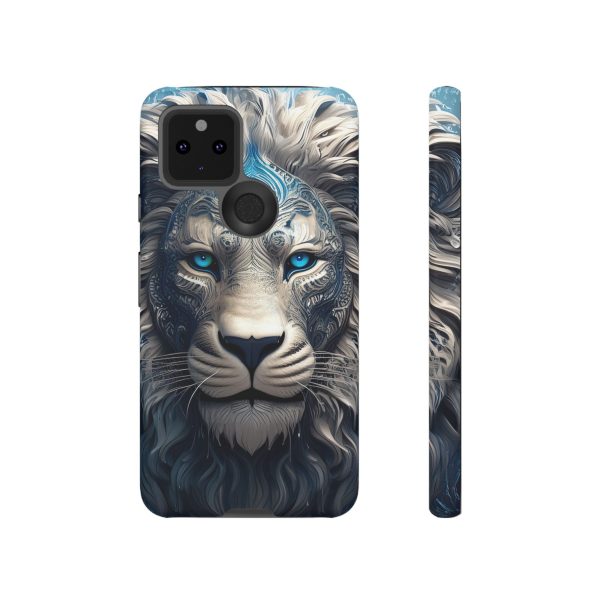 Blue Lion Art iPhone | Google Pixel - Cell Phone Tough Cases - Image 40