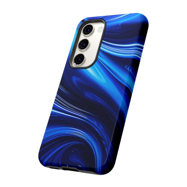 Royal Blue Wave iPhone | Samsung | Samsung Galaxy | Google Pixel - Cell Phone Tough Cases - Image 122