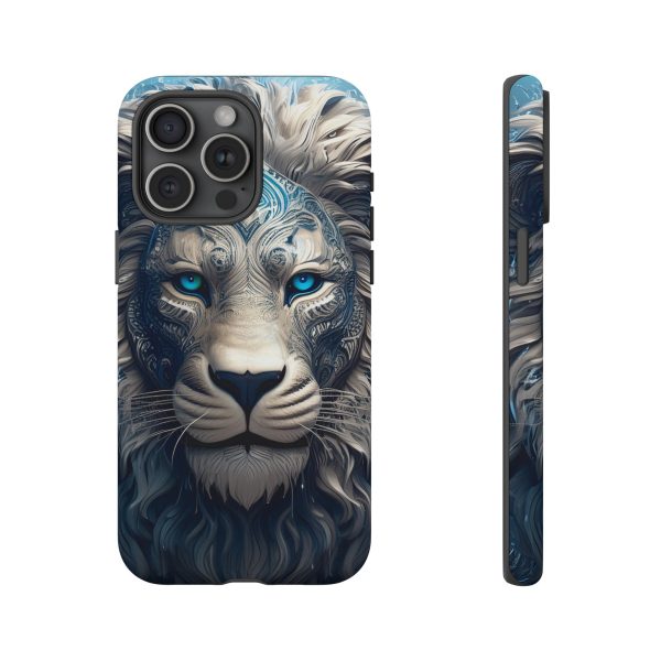 Blue Lion Art iPhone | Google Pixel - Cell Phone Tough Cases - Image 115