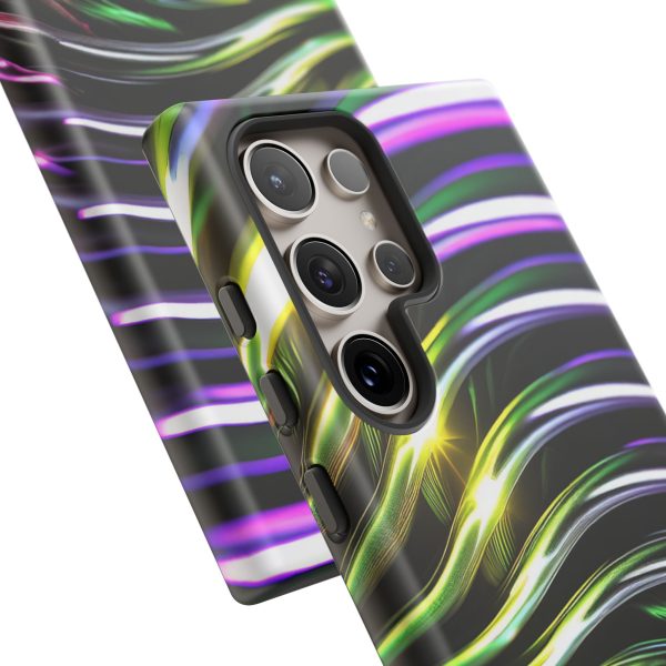 Green and Purple 2 iPhone | Samsung | Samsung Galaxy | Google Pixel - Cell Phone Tough Cases - Image 211