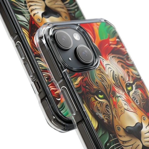 Lion 8 iPhone Magnetic Clear Impact Cases - Image 3