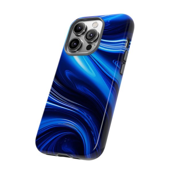 Royal Blue Wave iPhone | Samsung | Samsung Galaxy | Google Pixel - Cell Phone Tough Cases - Image 98