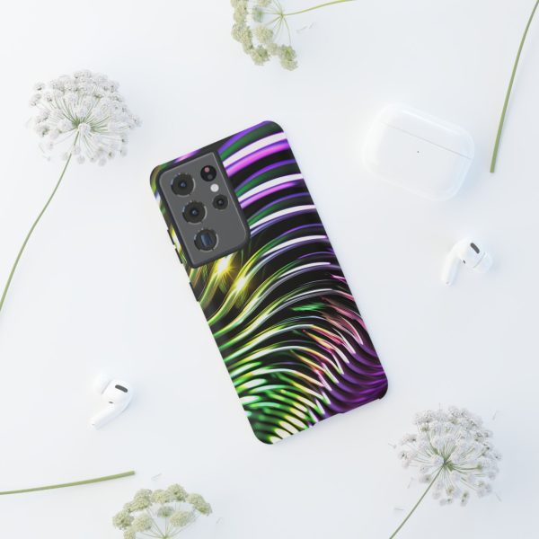 Green and Purple 2 iPhone | Samsung | Samsung Galaxy | Google Pixel - Cell Phone Tough Cases - Image 60