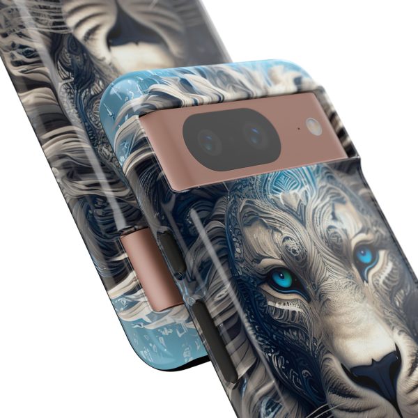 Blue Lion Art iPhone | Google Pixel - Cell Phone Tough Cases - Image 129