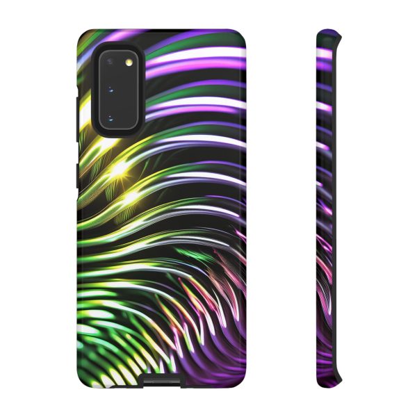 Green and Purple 2 iPhone | Samsung | Samsung Galaxy | Google Pixel - Cell Phone Tough Cases - Image 25