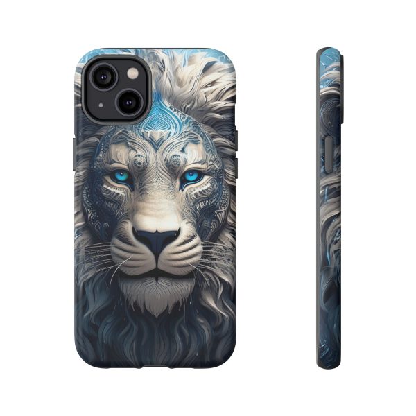 Blue Lion Art iPhone | Google Pixel - Cell Phone Tough Cases - Image 66