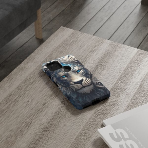 Blue Lion Art iPhone | Google Pixel - Cell Phone Tough Cases - Image 39