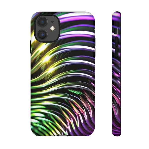 Green and Purple 2 iPhone | Samsung | Samsung Galaxy | Google Pixel - Cell Phone Tough Cases - Image 19