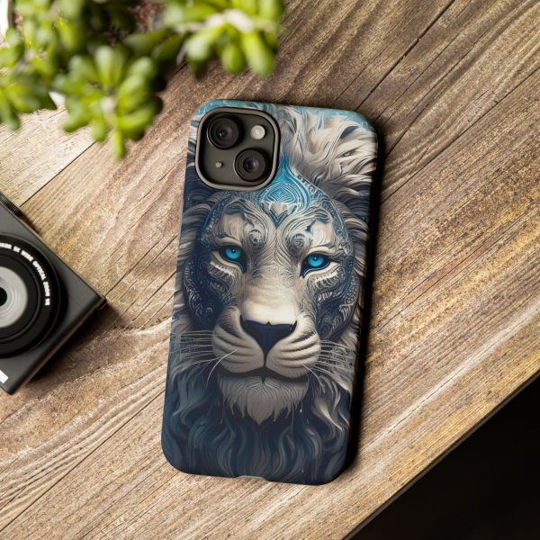 Blue Lion Art iPhone | Google Pixel - Cell Phone Tough Cases - Image 102