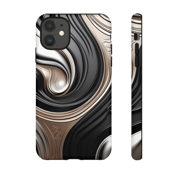 Black and Gold iPhone | Samsung | Samsung Galaxy | Google Pixel - Cell Phone Tough Cases - Image 20