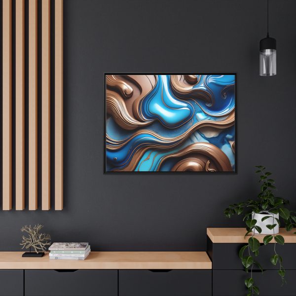 Abstract Wood Matte Canvas, Black Frame - Image 36