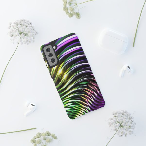 Green and Purple 2 iPhone | Samsung | Samsung Galaxy | Google Pixel - Cell Phone Tough Cases - Image 56