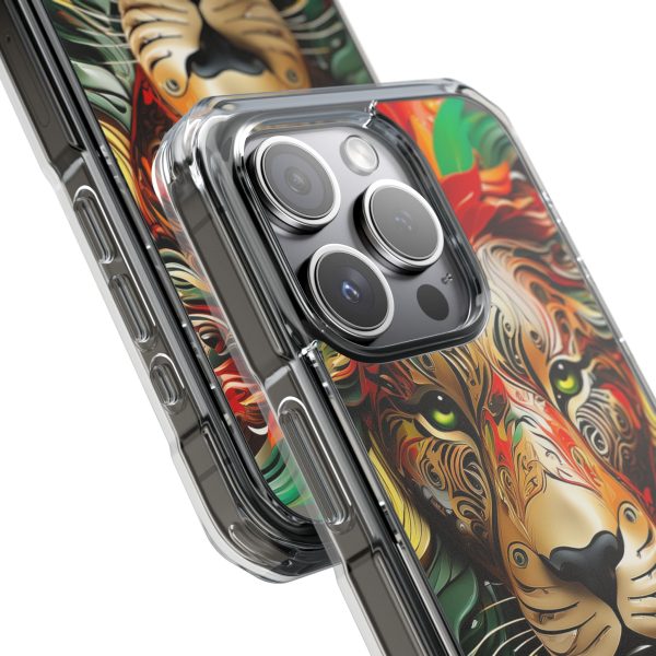 Lion 8 iPhone Magnetic Clear Impact Cases - Image 9