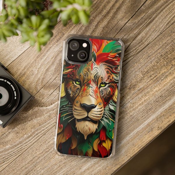 Lion 8 iPhone Magnetic Clear Impact Cases - Image 42