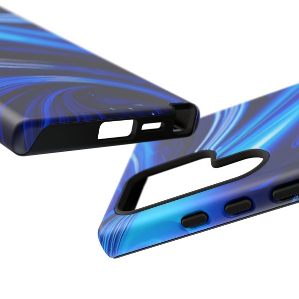 Royal Blue Wave iPhone | Samsung | Samsung Galaxy | Google Pixel - Cell Phone Tough Cases - Image 212