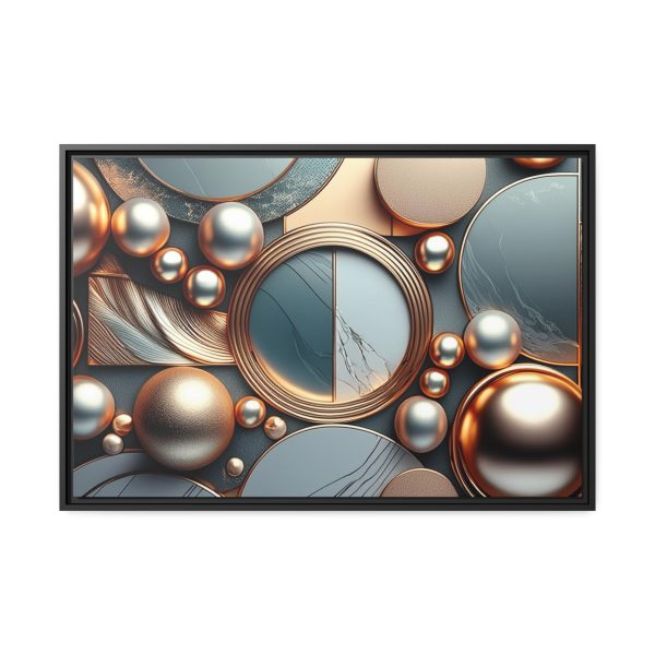 Neutral Colors Abstract 2 Matte Canvas, Black Frame - Image 29