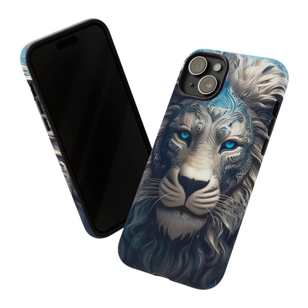 Blue Lion Art iPhone | Google Pixel - Cell Phone Tough Cases - Image 104