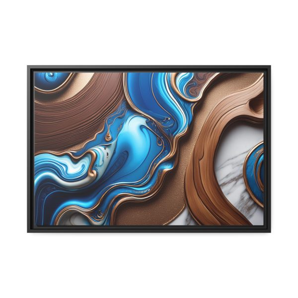 Abstract Wood 3 Matte Canvas, Black Frame - Image 21