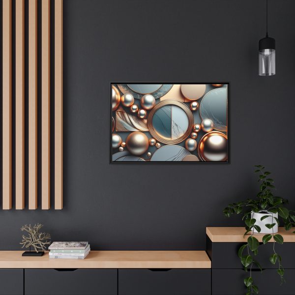 Neutral Colors Abstract 2 Matte Canvas, Black Frame - Image 32