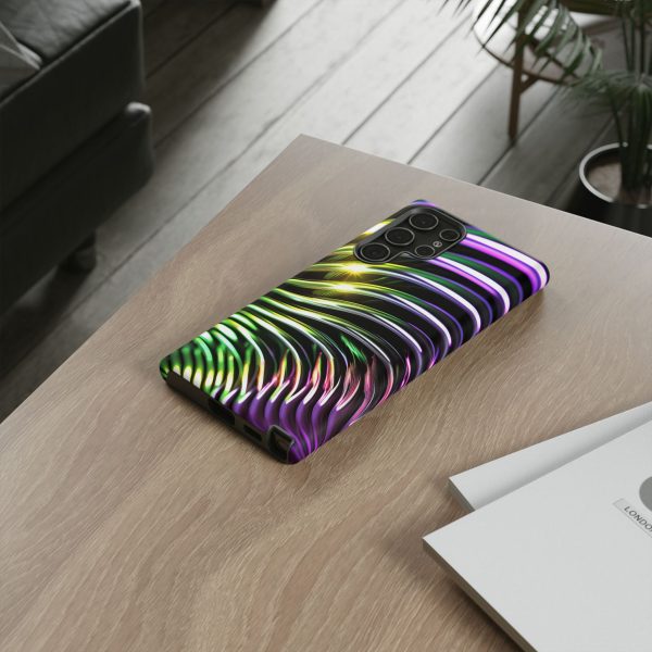 Green and Purple 2 iPhone | Samsung | Samsung Galaxy | Google Pixel - Cell Phone Tough Cases - Image 88