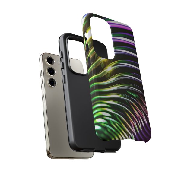 Green and Purple 2 iPhone | Samsung | Samsung Galaxy | Google Pixel - Cell Phone Tough Cases - Image 123