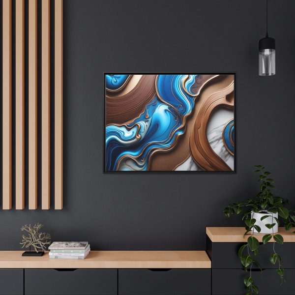 Abstract Wood 3 Matte Canvas, Black Frame - Image 36