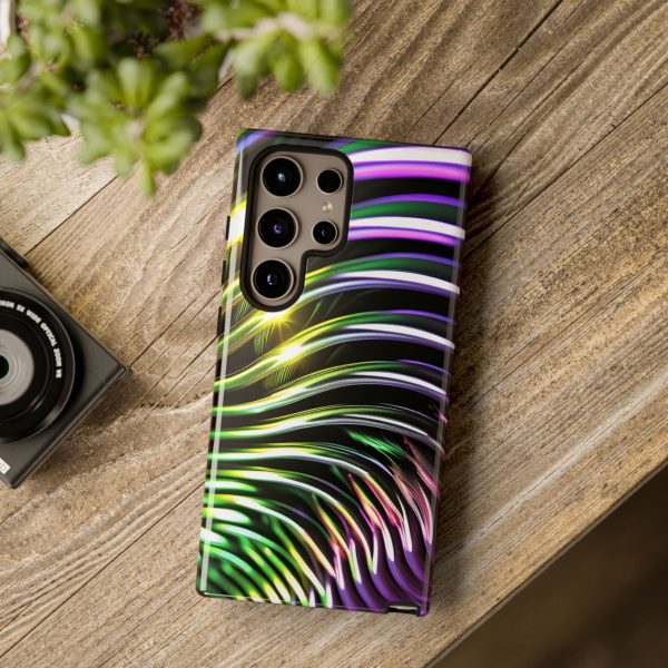 Green and Purple 2 iPhone | Samsung | Samsung Galaxy | Google Pixel - Cell Phone Tough Cases - Image 209