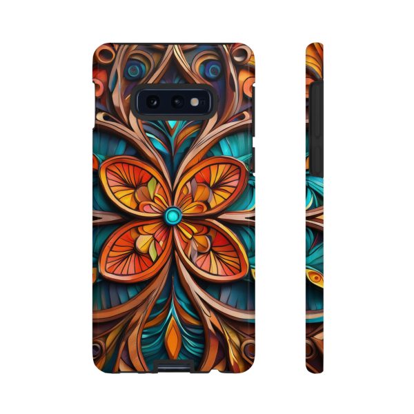 Wood Grain Flower iPhone | Samsung | Samsung Galaxy | Google Pixel - Cell Phone Tough Cases - Image 13