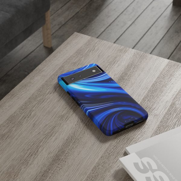 Royal Blue Wave iPhone | Samsung | Samsung Galaxy | Google Pixel - Cell Phone Tough Cases - Image 68