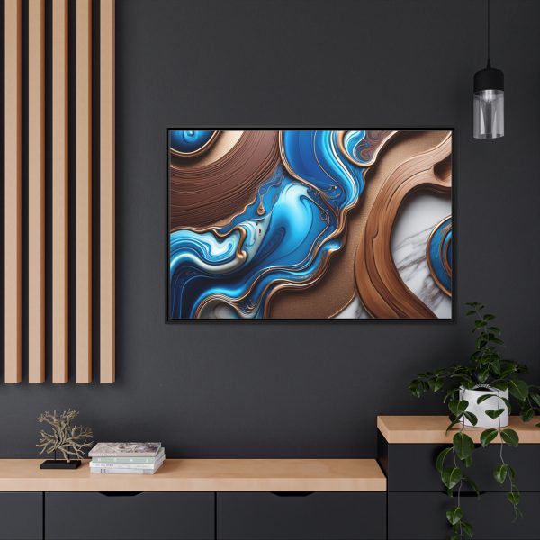 Abstract Wood 3 Matte Canvas, Black Frame - Image 40