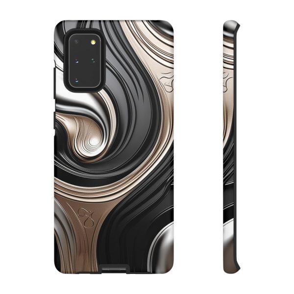 Black and Gold iPhone | Samsung | Samsung Galaxy | Google Pixel - Cell Phone Tough Cases - Image 30